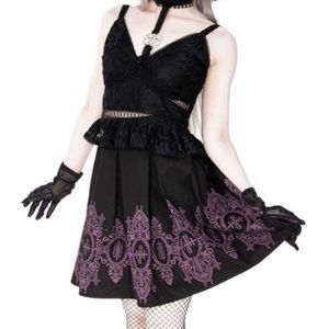 Restyle Goth Skirt With Baroque Monogram